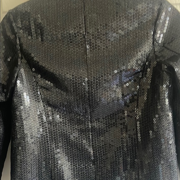 INC International Concepts Black Blazer with Classic Lapel - Picture 3 of 3